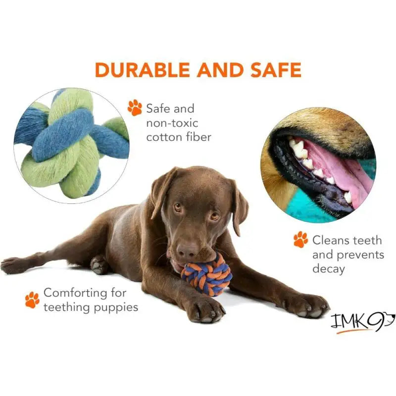 dog rope toys natural materials interactive