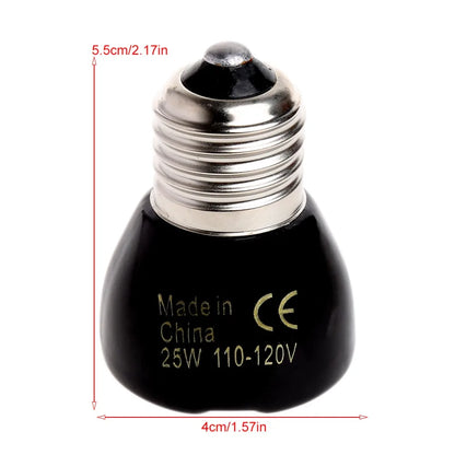 110-120V 25W/100W Infrared Ceramic Emitter Heating Light Lamp