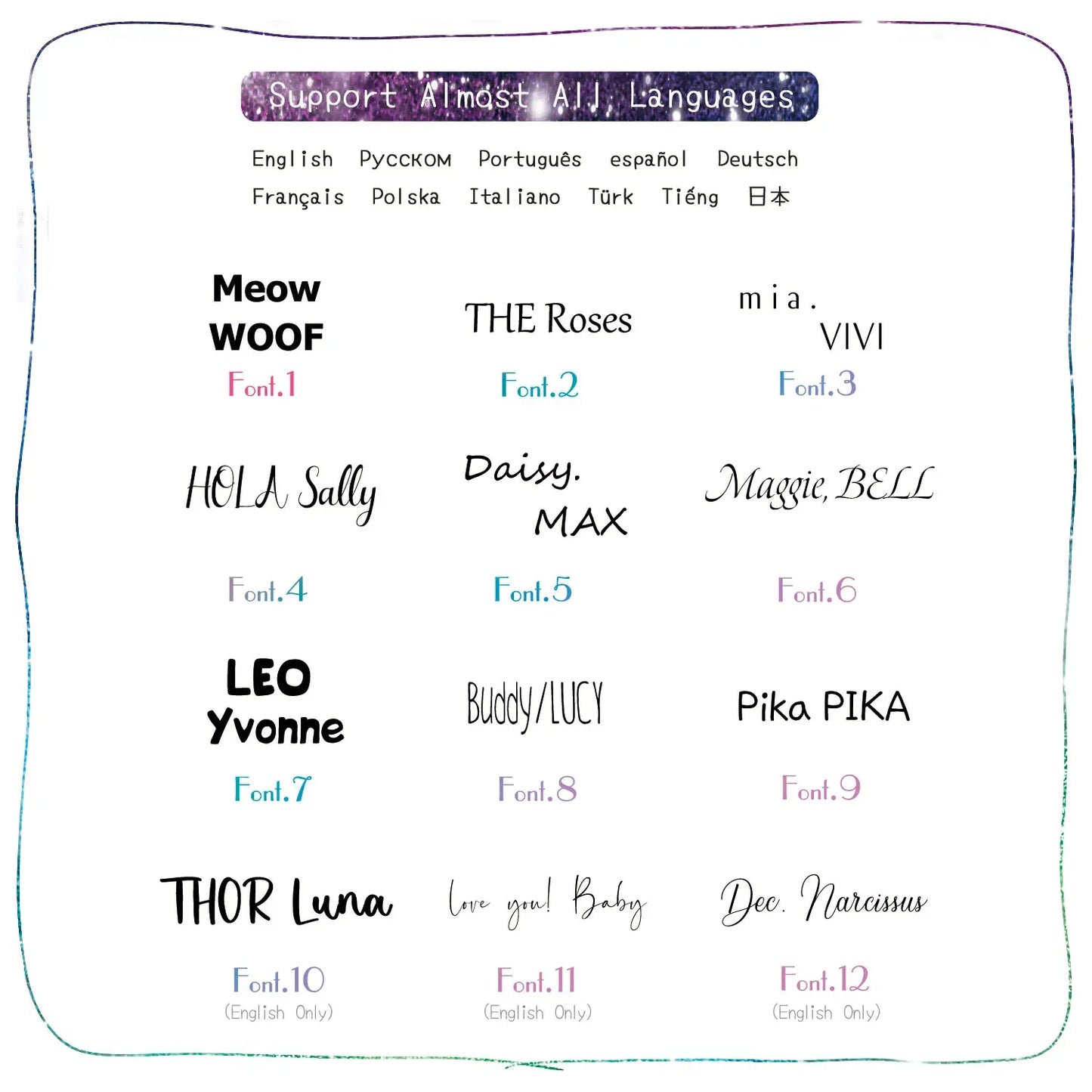 Personalized Pet  ID Tag Custom Engraved  Charm