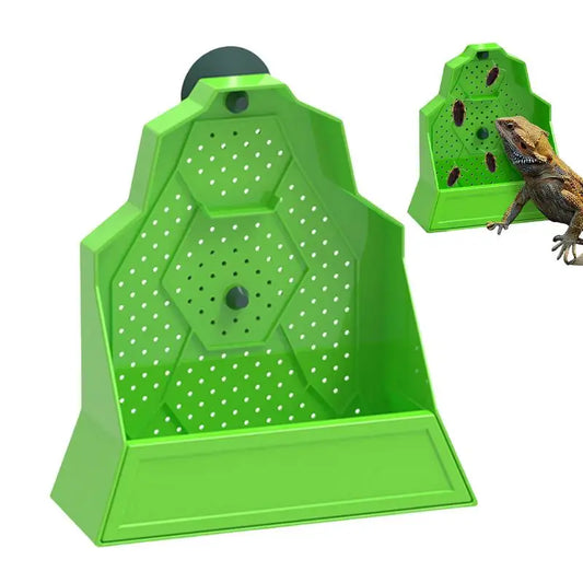Reptile Food Dish Hunting Bowl Anti-Escape Feeder For Pets