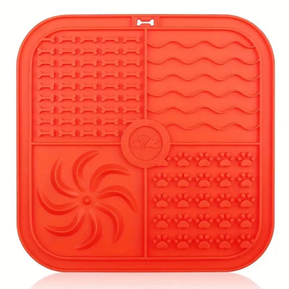 Silicone Slow Feeder Mat  Bathing Distraction