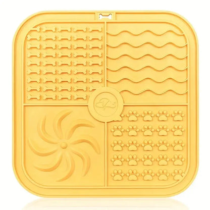 Silicone Slow Feeder Mat  Bathing Distraction