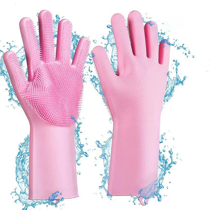 Pet Grooming Gloves Dog Cat Bathing Cleaning   Hair Removal