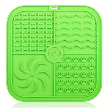 Silicone Slow Feeder Mat  Bathing Distraction