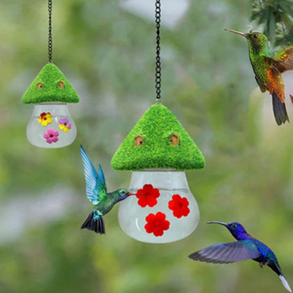 Outdoor Hanging Hummingbird Water Feeders Ant Bee Proof  Feeding Station