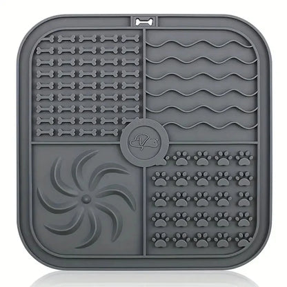 Silicone Slow Feeder Mat  Bathing Distraction