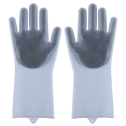 Pet Grooming Gloves Dog Cat Bathing Cleaning   Hair Removal