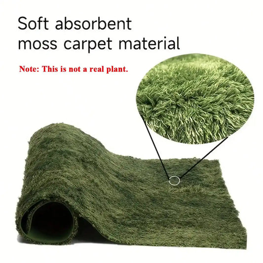 Artificial Moss Carpet for Reptiles Amphibians Easy Maintenance