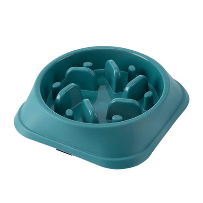 Pet Slow Food Bowl Anti-choking Multiple Colors Shapes