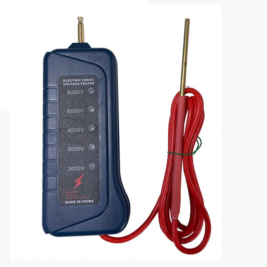 Electric Fence Voltage Tester 3000V-8000V Led Detect Electric Fencing Fault Finder Voltmeter
