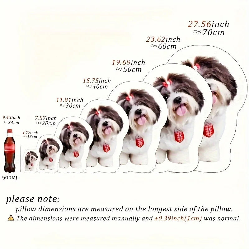 Customized pet photos plush pillows, personalized cat and dog shaped  cushions