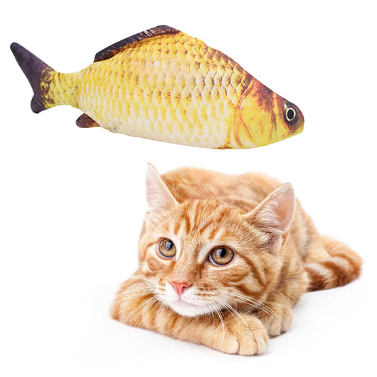 Pet Toys Fish USB Charger Interactive Electric Floppy Fish Realistic Chew Toy