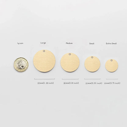 Personalized Pet  ID Tag Custom Engraved  Charm