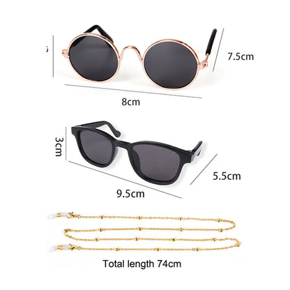 Pet Sunglasses Classic Retro Dog Cat Pet Photo Props Costume