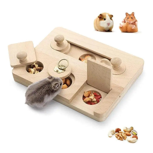 Foraging Toys For Small Pets  Logic Game Enrichment Toys Feeder Training Puzzle