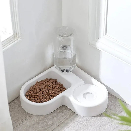 Automatic  Drinking Pet Bowl Dual-use Multi-functional Drinking And Feeding