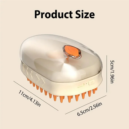 Pet Brush Steamy Self-Cleaning Shedding Brush Rechargeable