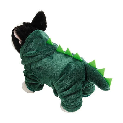 Dog Dinosaur Costume Cat Dog Dinosaur Hoodies Soft And Warm Pet Costume For Dog Cat