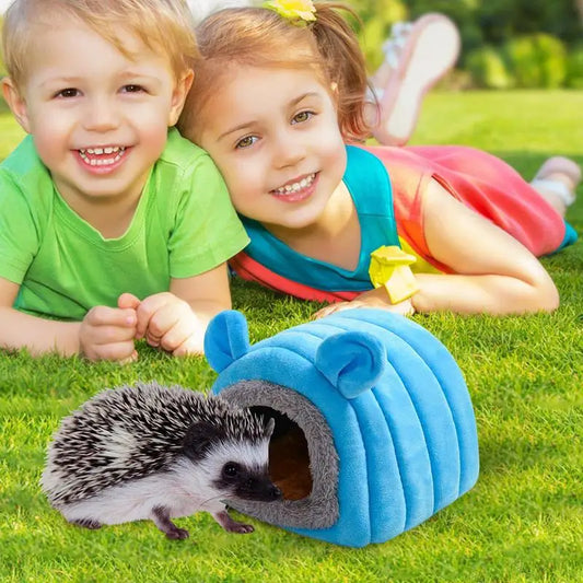 Hedgehog Cave Hamster House Soft Hideaway