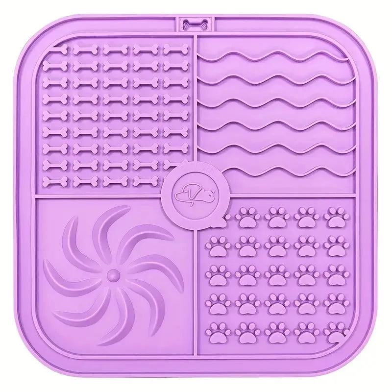 Silicone Slow Feeder Mat  Bathing Distraction