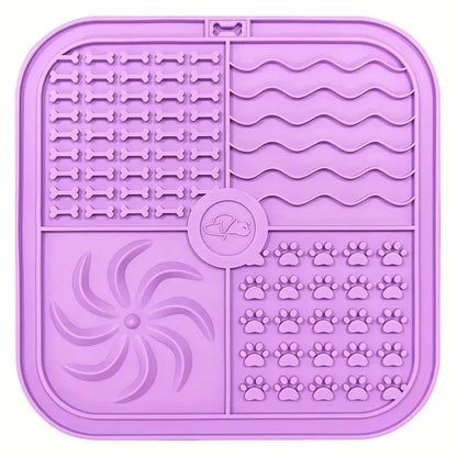 Silicone Slow Feeder Mat  Bathing Distraction