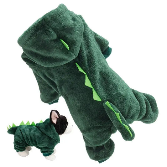 Dog Dinosaur Costume Cat Dog Dinosaur Hoodies Soft And Warm Pet Costume For Dog Cat