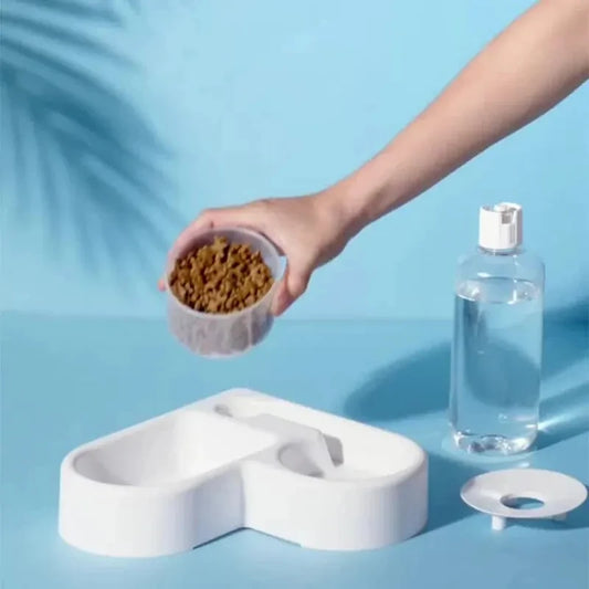 Automatic  Drinking Pet Bowl Dual-use Multi-functional Drinking And Feeding