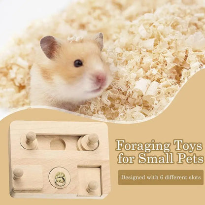 Foraging Toys For Small Pets  Logic Game Enrichment Toys Feeder Training Puzzle