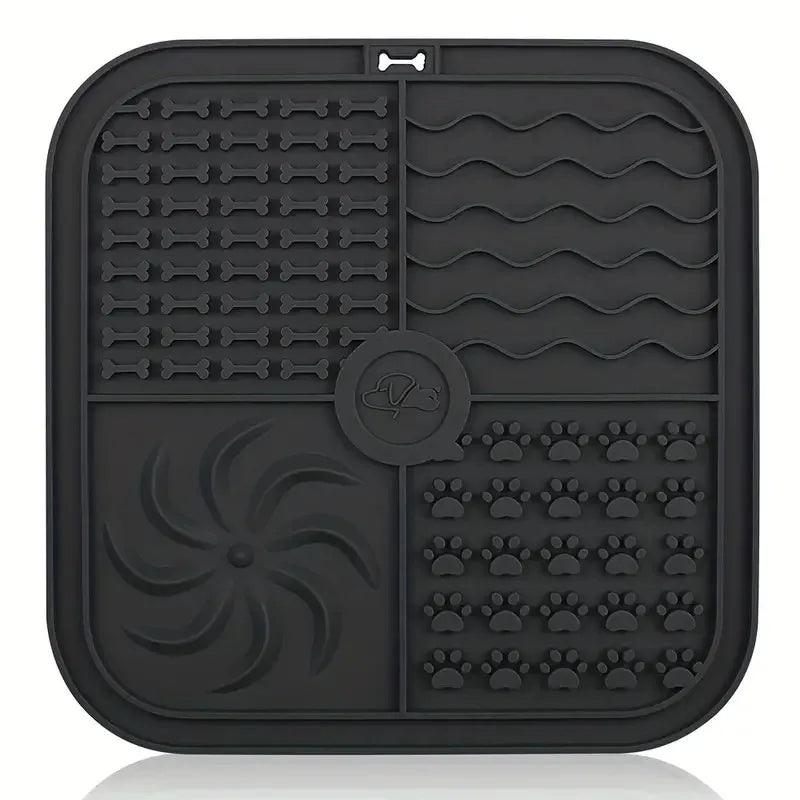Silicone Slow Feeder Mat  Bathing Distraction
