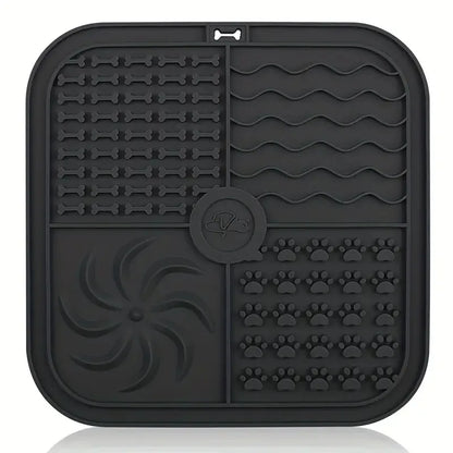 Silicone Slow Feeder Mat  Bathing Distraction