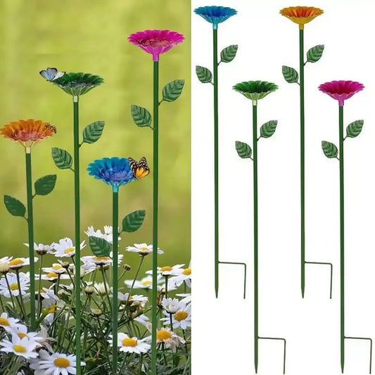 Bee Watering Station Metal  Butterfly Bath Bowl Bee Feeder For Garden Yard Decor