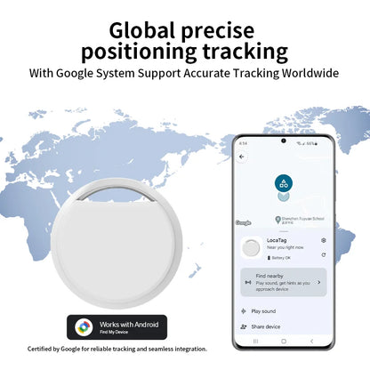 Bluetooth GPS Tracker  Work With Google Find My App Pet Key Finder