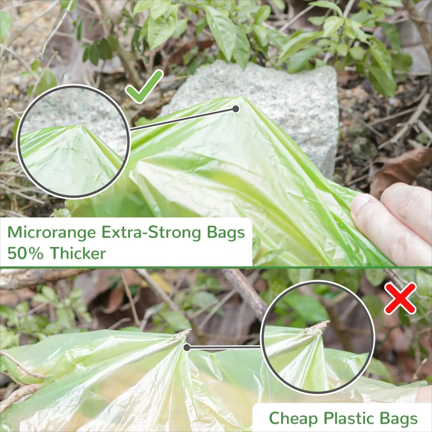 Dog Waste Bags with Dispenser Biodegradable Extra Thick