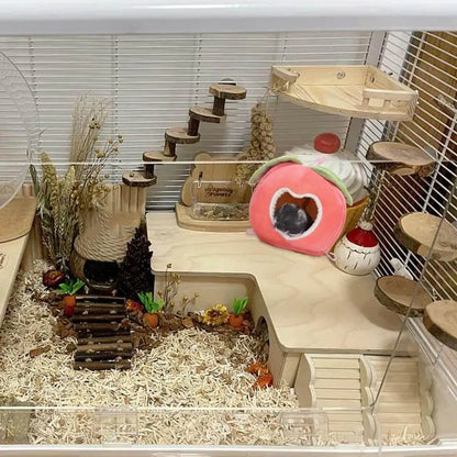 Fruit -shaped Guinea Pig Cave Bed Nest For Hamster Guinea Pig Hedgehog Chinchilla