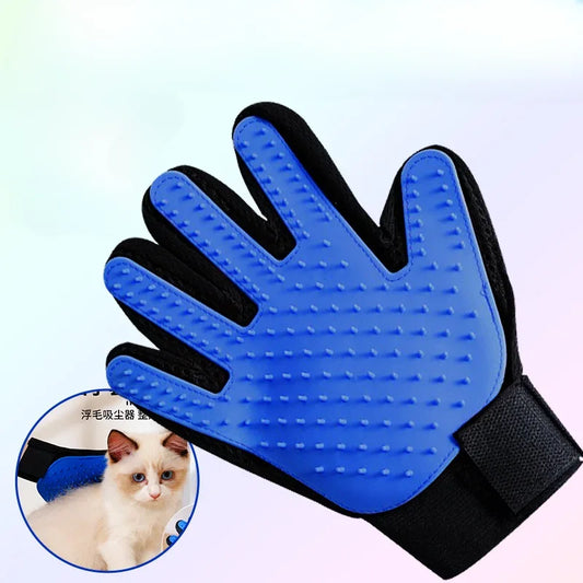 Pet Grooming Glove Shedding Glove Bath Mitt Massage Glove