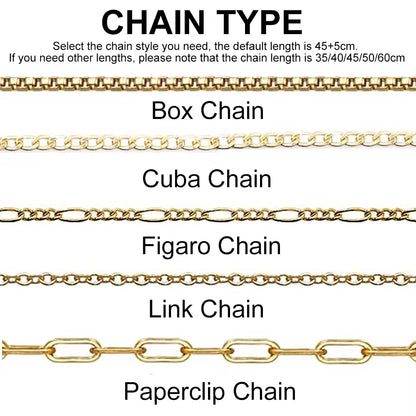 Custom Cat Dog Photo Necklace Single Sided Pet Memorial Gifts