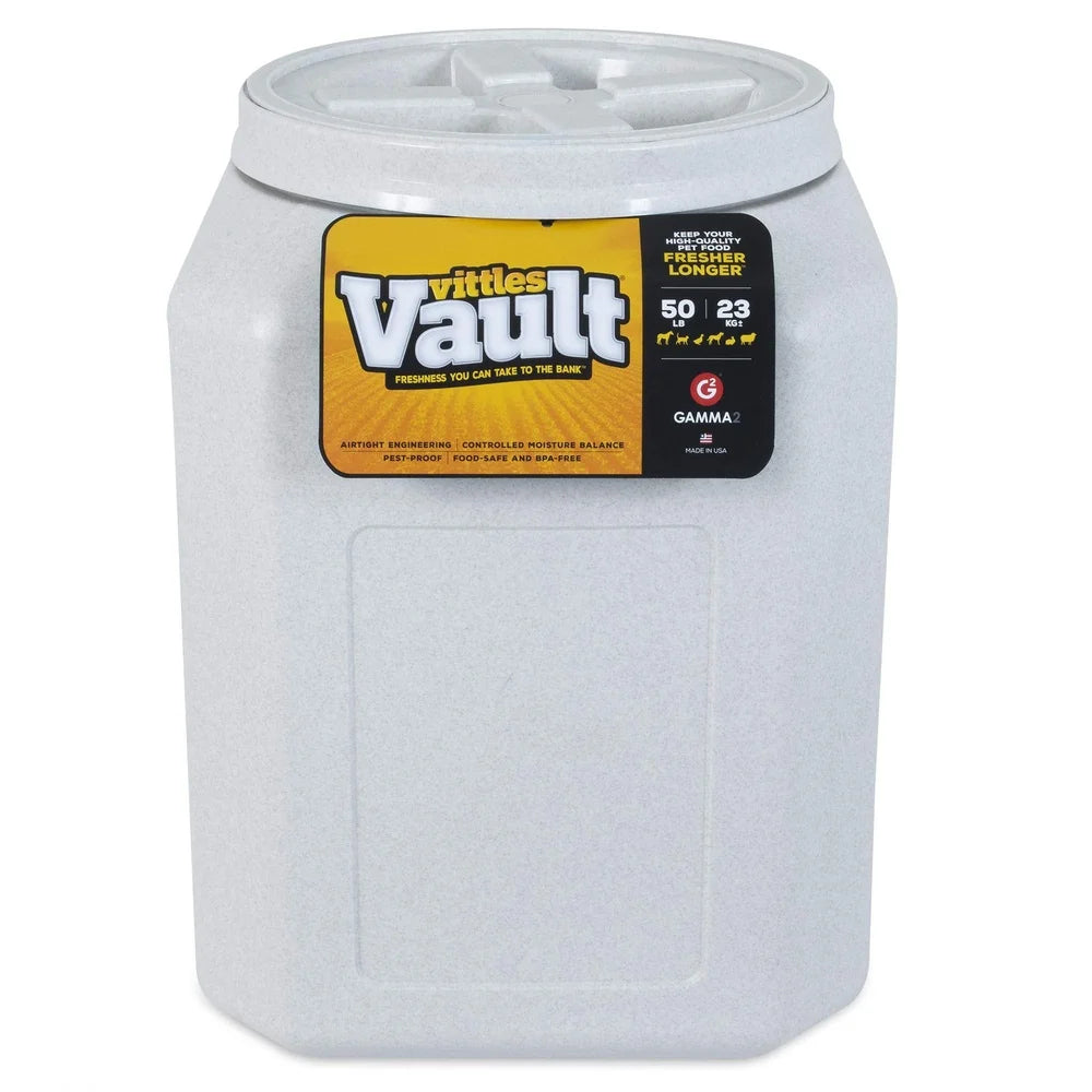 Airtight Pet Food Storage Container 50lb Capacity BPA-Free Moisture Control Indoor Outdoor Pest Resistant
