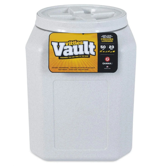 Airtight Pet Food Storage Container 50lb Capacity BPA-Free Moisture Control Indoor Outdoor Pest Resistant
