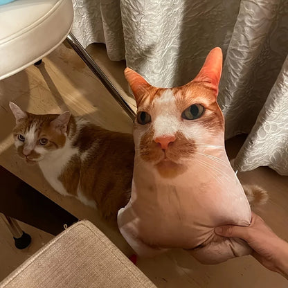 Customized pet photos plush pillows, personalized cat and dog shaped  cushions