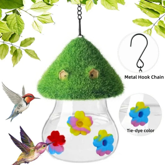 Outdoor Hanging Hummingbird Water Feeders Ant Bee Proof  Feeding Station