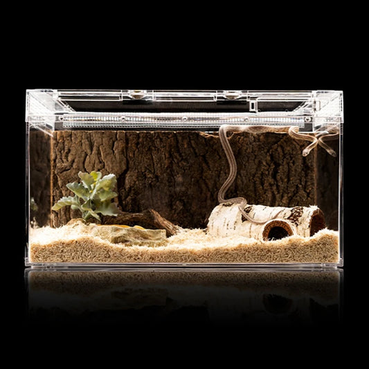 Reptile  Cave Small Animal Hideaway Artificial Birch Resin