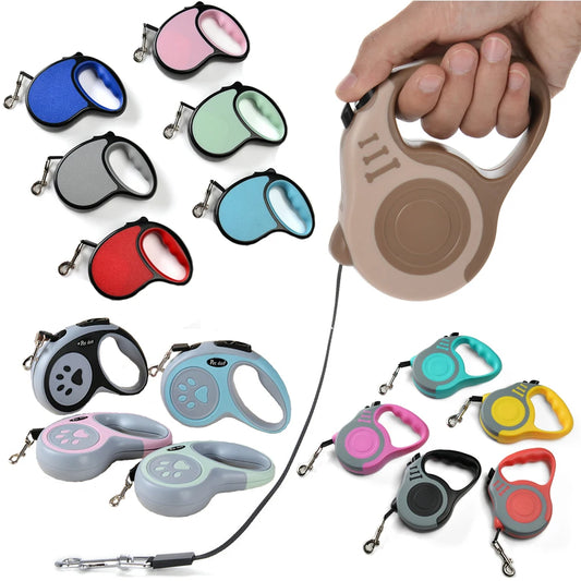 3M/5Metre Leash Walking Automatic ABS Case Nylon Rope