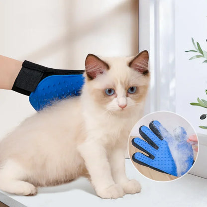 Pet Grooming Glove Shedding Glove Bath Mitt Massage Glove