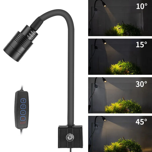 LED Aquarium Light plants Grow Light USB-5V 3W Super Slim Waterproof Clip-on