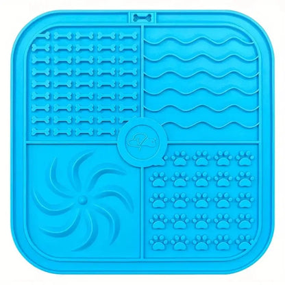 Silicone Slow Feeder Mat  Bathing Distraction