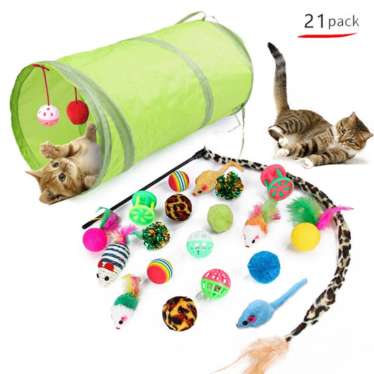 Cat Toys Variety Pack-Pet Combination Set
