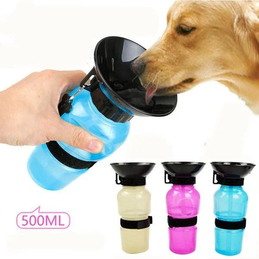 500ml Portable Pet Water Bottle  Dog Travel  Cup