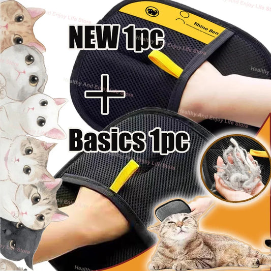 Pet Hair Cleaning And Collection Gloves Double-sided Glove