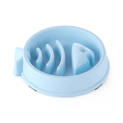 Pet Slow Food Bowl Anti-choking Multiple Colors Shapes